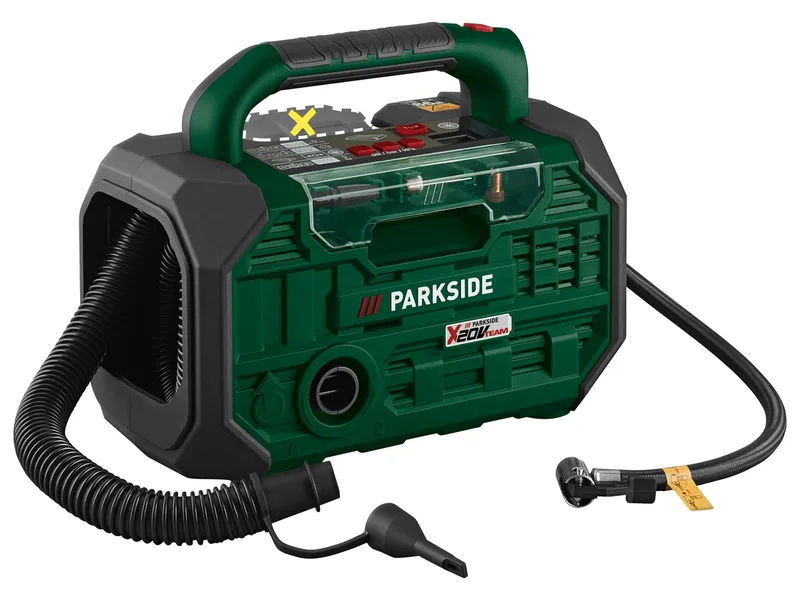 PARKSIDE® 20 V Akku-Kompressor und -Luftpumpe »PKA 20-Li C3«, ohne Akku und Ladegerät de Parkside – image du produit