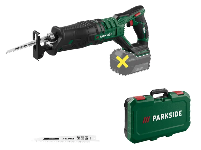 PARKSIDE® 20 V Akku-Säbelsäge »PSSA 20-Li B2«, ohne Akku und Ladegerät de Parkside – image du produit
