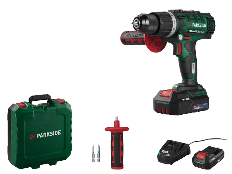PARKSIDE® 20 V Akku-Schlagbohrschrauber »PSBSA 20-Li C3« mit Akku – mit Ladegerät de Parkside – image du produit