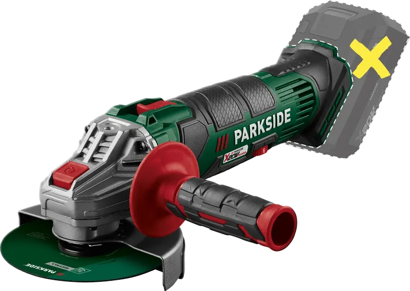 PARKSIDE® 20V Akku-Winkelschleifer »PWSA 20-Li G4«, ohne Akku und Ladegerät by Parkside – product image