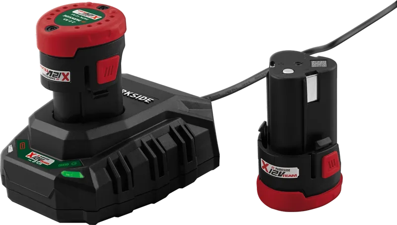 PARKSIDE® 2x 12V / 2Ah Akku »PAPK 12 A4« und 1x 2,4A Ladegerät »PLGK 12 A3« by Parkside – product image