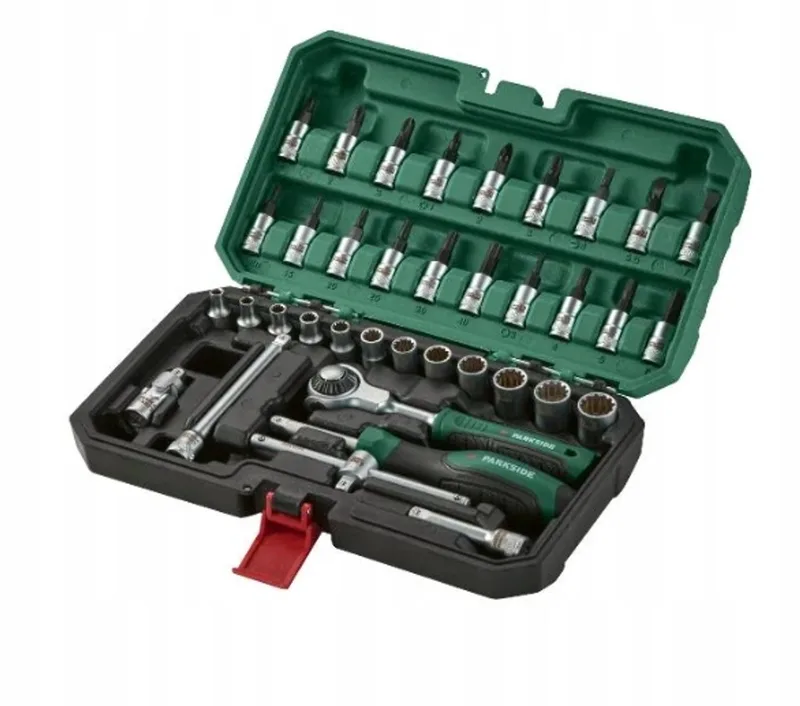 Parkside 37-delige Dopsleutelset met Ratel en Draaibare Cup von Parkside – Produktbild