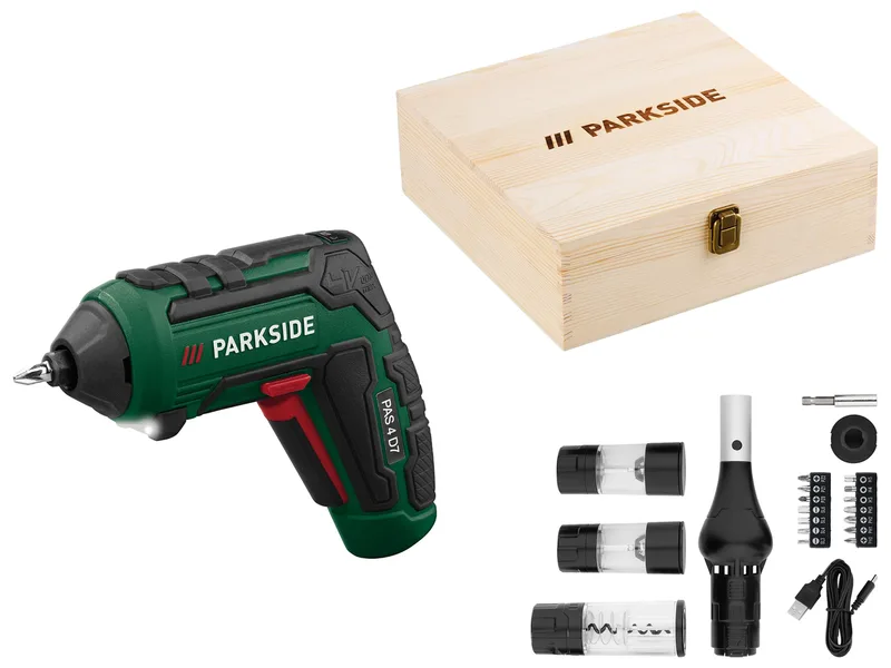 PARKSIDE® 4 V Akku-Schrauber-Set »PAS 4 D7«, mit BBQ-Zubehör by Parkside – product image