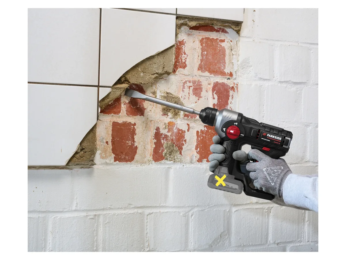 PERFORMANCE® 12 V Akku-Bohrhammer »PBHA 12 B1« ohne Akku – ohne Ladegerät van Parkside – productafbeelding 3 van 4