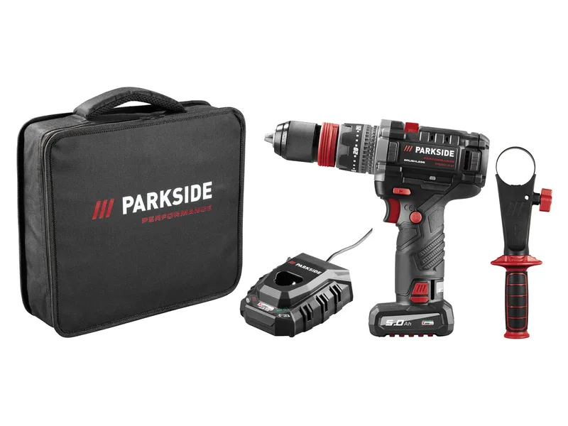 PERFORMANCE® 12 V Akku-Bohrschrauber-Set »PPBSSA 12 A1«, mit Akku und Ladegerät von Parkside – Produktbild