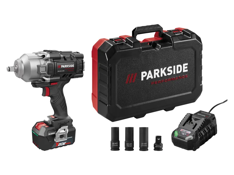 PERFORMANCE® 20 V Akku-Drehschlagschrauber »PASSP 20-Li C4«, mit Akku und Ladegerät fra Parkside – produktbillede
