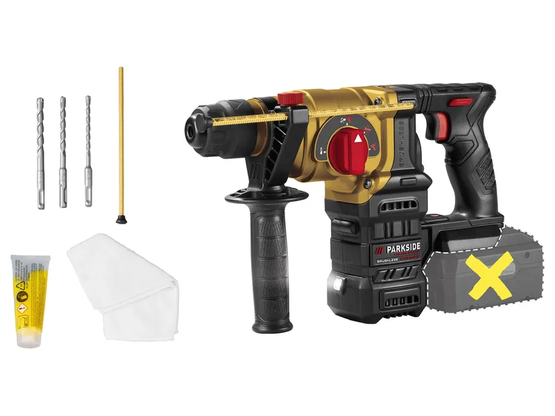 PERFORMANCE® 20 V Akku-Kombihammer Limited Edition »PKHAP 2034-Li B1«, ohne Akku und Ladegerät by Parkside – product image