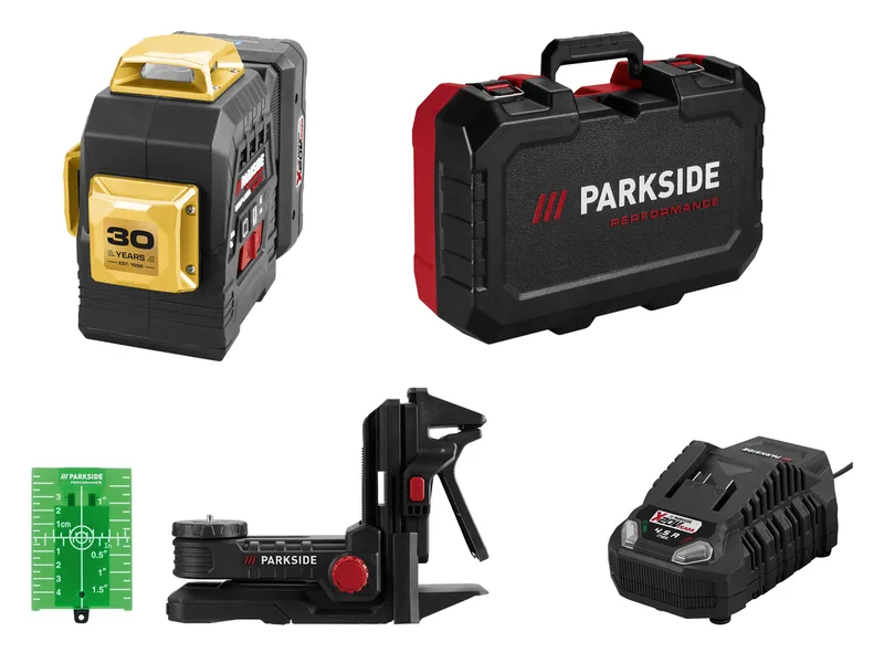 PERFORMANCE® 20 V Akku-Kreuzlinienlaser Limited Edition »PKLLP 3360 A1« mit Akku – mit Ladegerät de Parkside – image du produit