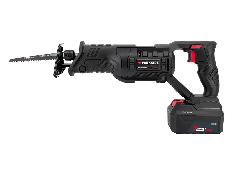 PERFORMANCE® 20 V Akku-Säbelsäge-Starterset »PSSAP 20-Li E5«, mit Akku und Ladegerät van Parkside – productafbeelding