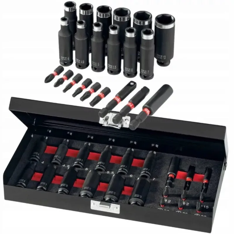 PERFORMANCE 21-delige Slagdoppen & Bitset by Parkside, Red – product image