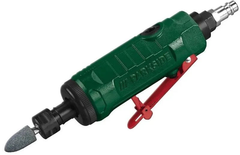 Perslucht Multitool - 22500 tpm - Met 10-delige set slijpbits in verschillende vormen - Voor het slijpen van rechte en gebogen oppervlakken. by Parkside – product image