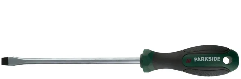 Platte Schroevendraaier 1,6 x 8 x 150 mm met Magnetische Punt by Parkside, Green – product image