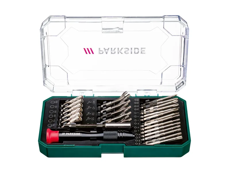 Präzisionswerkzeug- und Stiftschlüssel-Set (Stecknuss- und Schlüssel-Set) by Parkside – product image