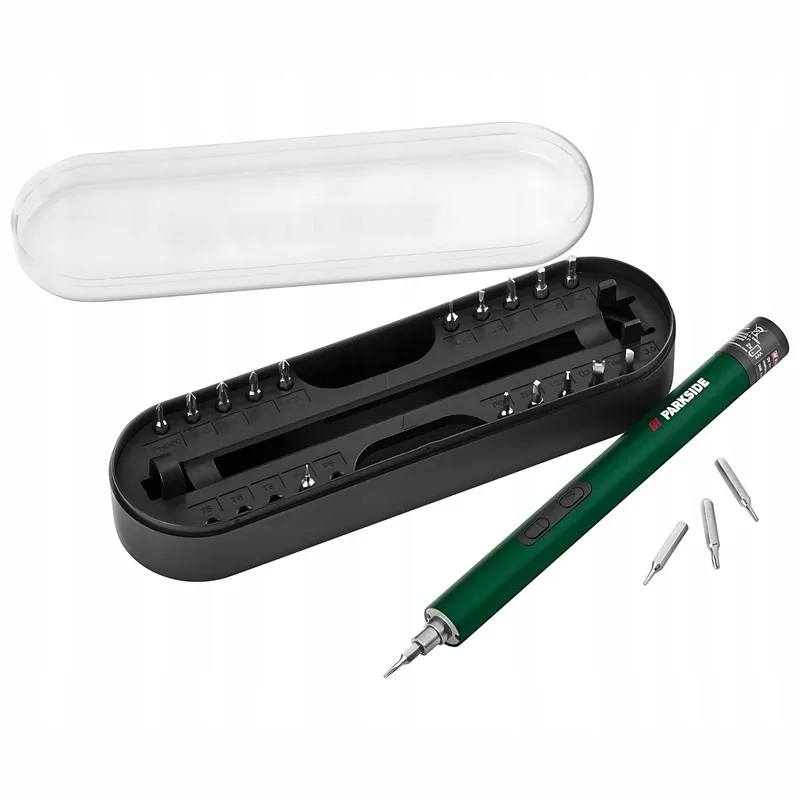 Precisie Schroevendraaier Elektrisch 20 Bits Licht & Handzaam by Parkside – product image