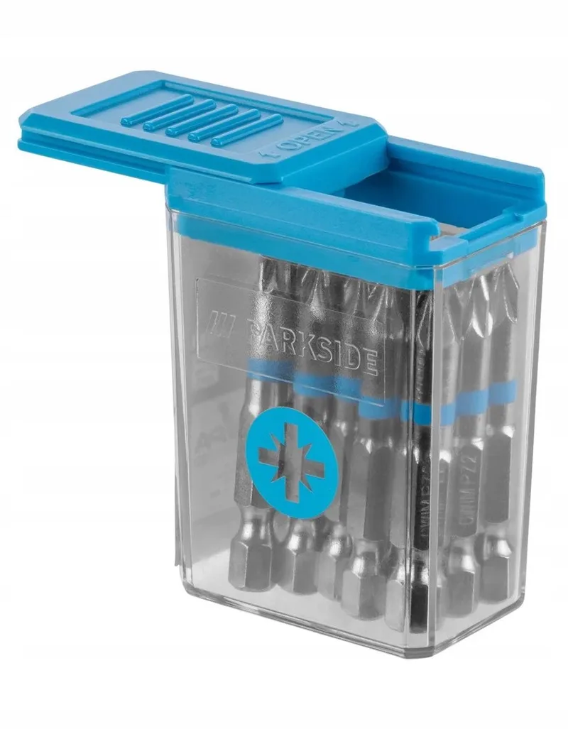 PZ2 Bitset 15 Stuks 50mm 1/4" - Kwaliteit S2 Staal by Parkside – product image