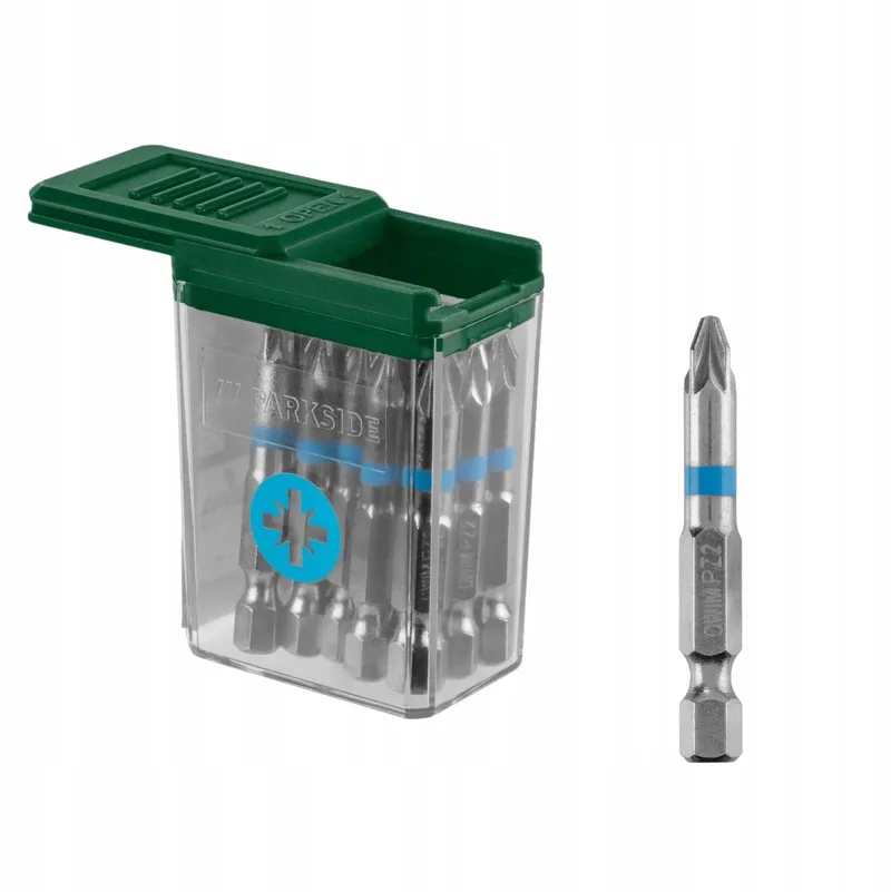PZ2 Bitset 50mm Stal S2 1/4" 15 Stuks by Parkside – product image