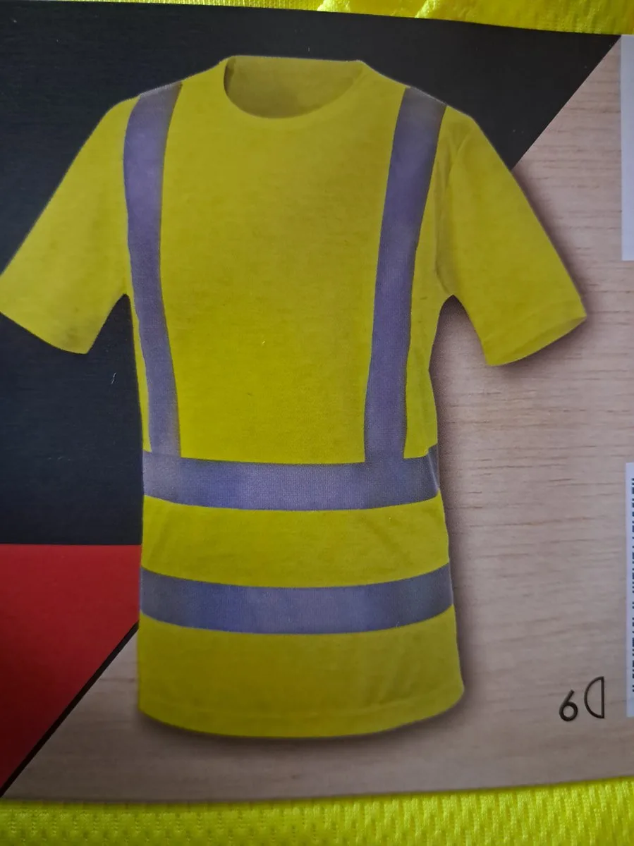 Reflecterend T-shirt - ISO Class 2 - 100% Polyester by Parkside, Geel reflecterend, XL 46/48 – product image
