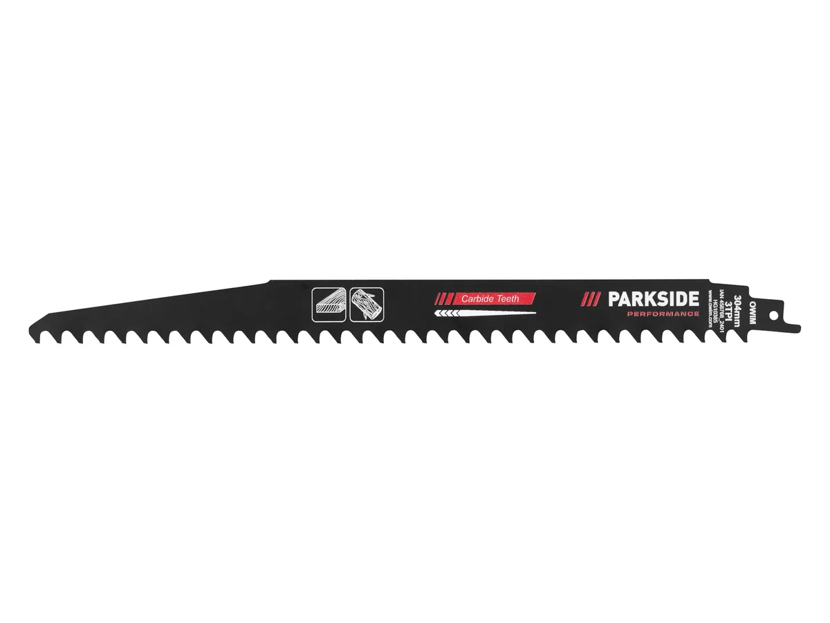 Säbelsägeblätter (304 mm für Holz) von Parkside – Produktbild