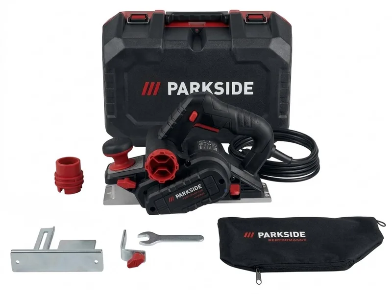 Schaafmachine 950 W - Toerental: 16.000 tpm - Schaafbreedte: 82 mm - Spaandiepte: ca. 0/4 mm - Sponningdiepte: max. 24 mm de Parkside – image du produit