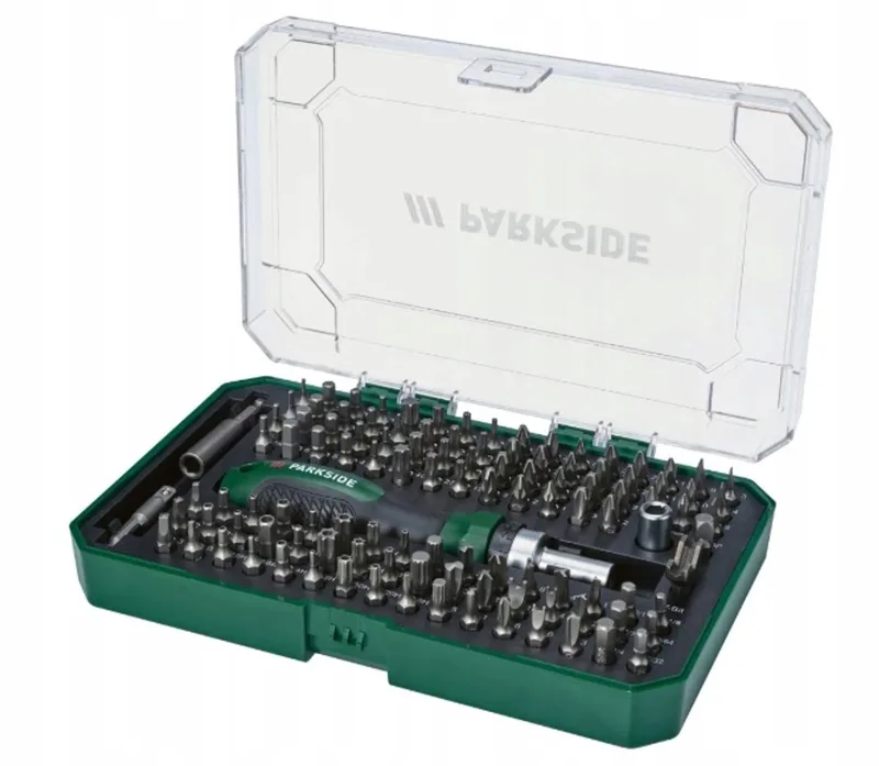Schroefbitset met Ratel - 115 Delig by Parkside – product image