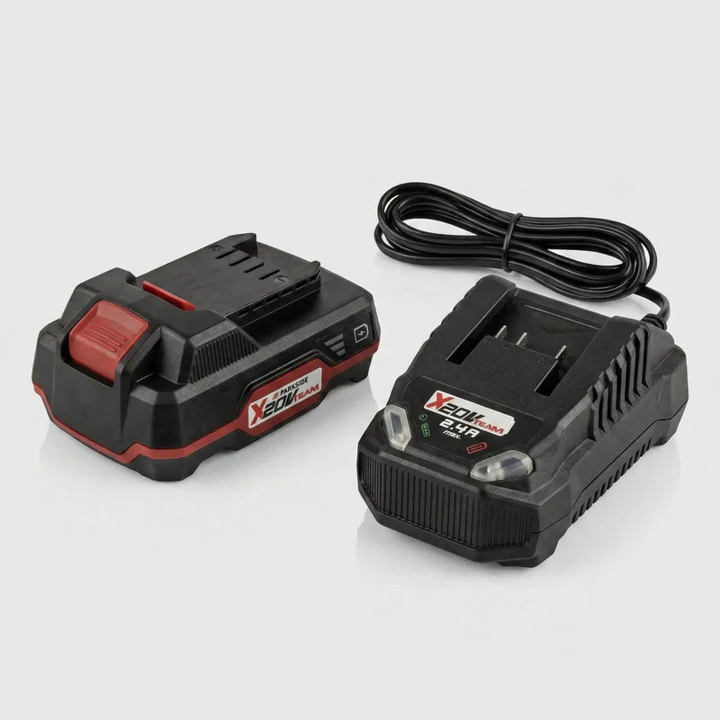 Starterset Li-on Accu 20V - 2Ah + oplader - De accu en snellader zijn compatibel met alle apparaten uit de Parkside 20V familie by Parkside – product image