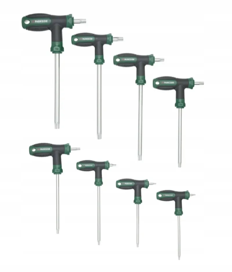 T-grip inbussleutelset, 8-delig by Parkside – product image