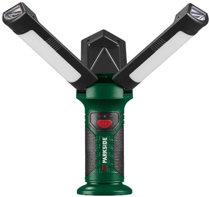 Werklamp - Noodverlichting met powerbank functie - zaklamp - ledlamp - campinglamp - hanglamp - accu usb oplaadbaar de Parkside, Vert – image du produit