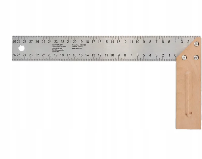 Winkelhaak 30cm - Precisie voor Timmerwerk de Parkside – image du produit