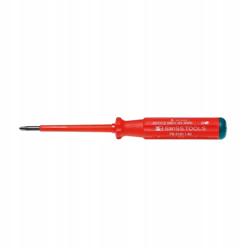 Geïsoleerde Schroevendraaier PH1 x 80mm VDE 1000V SwissGrip by PB Swiss Tools, Green – product image