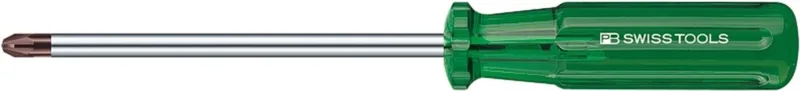 Schraubendreher 192 PZ2x100mm Classic von PB Swiss Tools, Grün – Produktbild