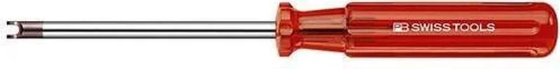 schroevendraaier 4,2 mm voor sleufmoer classic - PB196.6-100 by PB Swiss Tools, Red – product image