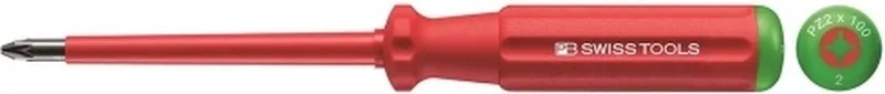 Schraubendreher 5192 VDE PZ0x 60mm Classic von PB Swiss Tools, Grün – Produktbild