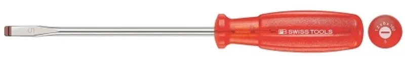 Schroevendraaier SL 3,5x180mm multicraft de PB Swiss Tools, Rouge – image du produit