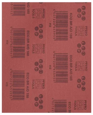 BG ECO BR 230X280 A 240 47503627 Schleifpapier Körnung (num) 240 (L x B) 280 mm x 230 mm 50 St. van PFERD – productafbeelding 2 van 2