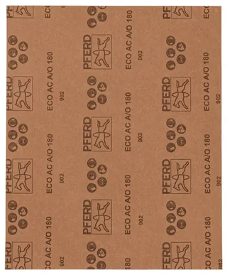 BP ECO AC 230X280 A 180 45015246 Schleifpapier Körnung (num) 180 (L x B) 280 mm x 230 mm 50 St. fra PFERD – produktbillede 2 af 2