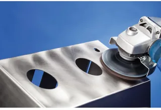 COMBICLICK weiche Vliesronde CC Ø 115 mm A180 zum reinigen und satinieren mit Winkelschleifer de PFERD – image du produit 2 sur 3