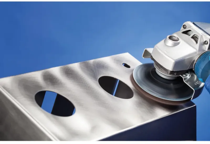 COMBICLICK weiche Vliesronde CC Ø 115 mm A180 zum reinigen und satinieren mit Winkelschleifer de PFERD – image du produit 2 sur 3