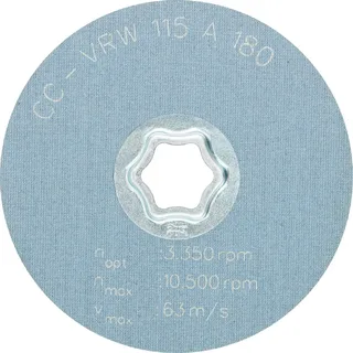 COMBICLICK weiche Vliesronde CC Ø 115 mm A180 zum reinigen und satinieren mit Winkelschleifer de PFERD – image du produit 3 sur 3