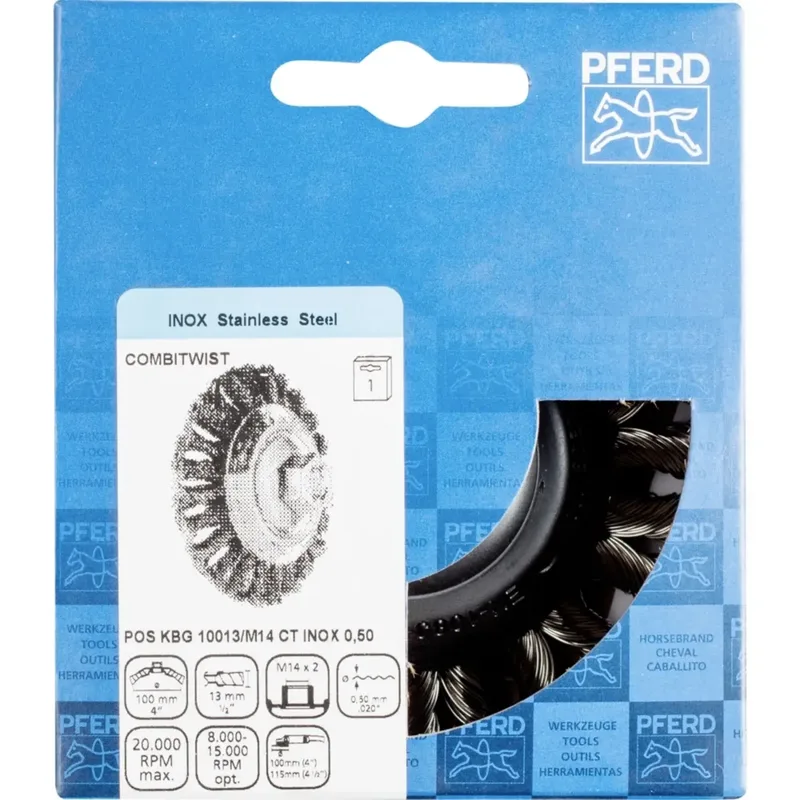 TOOLS Brosse conique POS KBG 10013/M14 CT INOX 0,50 43313016 1 pc(s) de PFERD – image du produit 2 sur 2