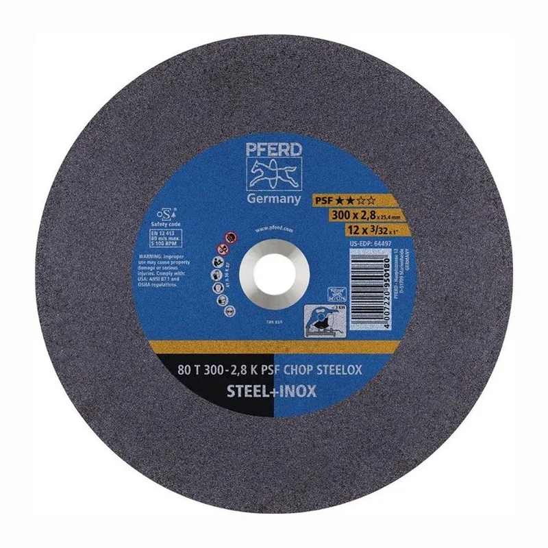 Doorslijpschijf PSF CHOP STEELOX Ø 300 x 2,8 mm recht - 663... de PFERD – image du produit