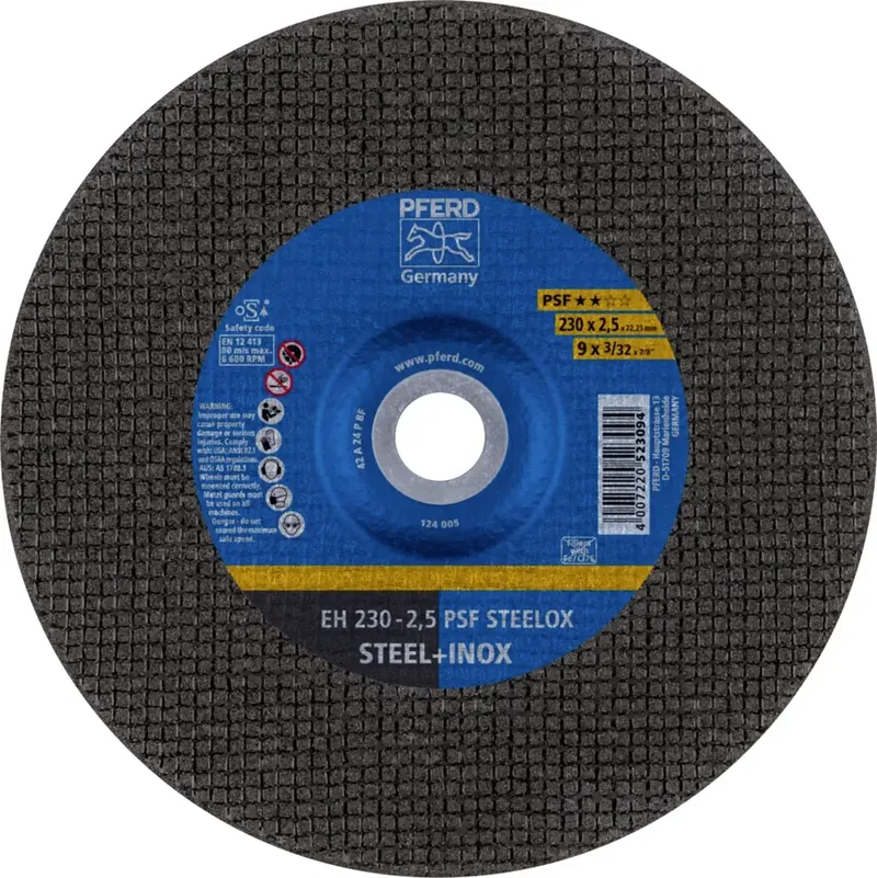 EH 230-2,5 PSF STEELOX 61728326 Trennscheibe gekröpft 230 mm 25 St. Edelstahl, Stahl de PFERD – image du produit