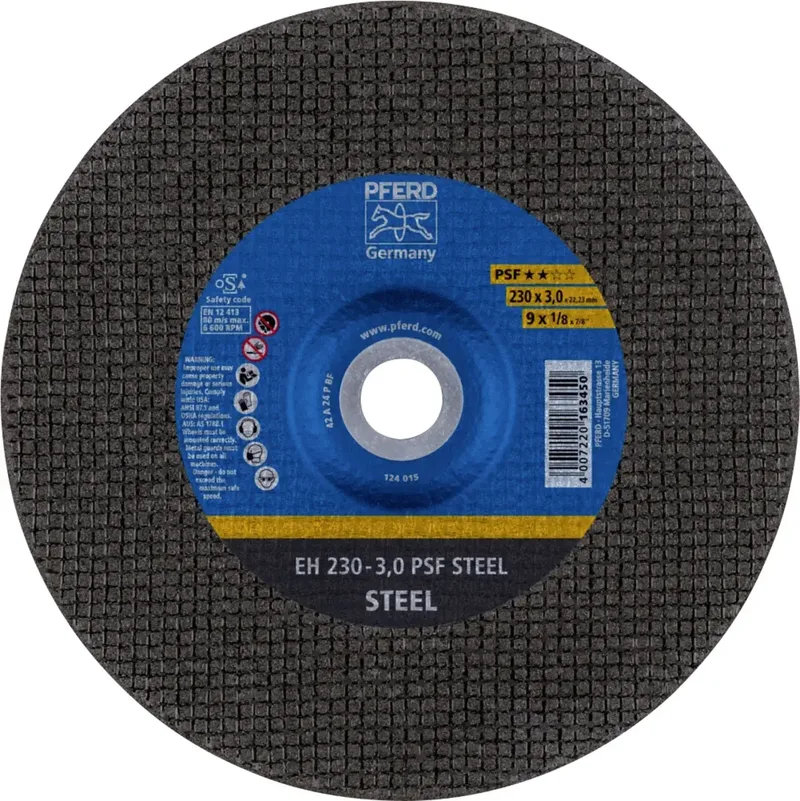 EH 230-3,0 PSF STEEL 61724222 Trennscheibe gekröpft 230 mm 25 St. Stahl by PFERD – product image