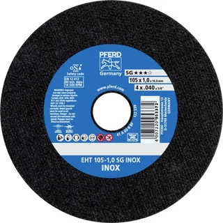 EHT 105-1,0 SG INOX/16,0 61315113 Trennscheibe gerade 105 mm 25 St. Edelstahl de PFERD – image du produit 1 sur 2