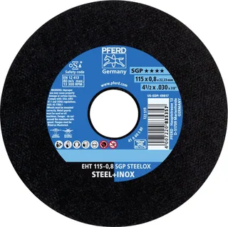 EHT 115-0,8 SGP STEELOX 61340394 Trennscheibe gerade 115 mm 25 St. Edelstahl, Stahl de PFERD – image du produit 1 sur 2