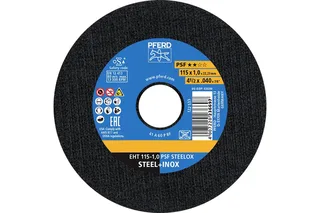 EHT 115-1,0 PSF STEELOX (TIN 10) 69121092 Trennscheibe 115 mm 10 St. von PFERD – Produktbild 1 von 2