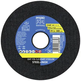 EHT 115-1,0 START (10) 69121067 Trennscheiben-Set 115 mm 10 St. Edelstahl, Stahl de PFERD – image du produit 1 sur 2