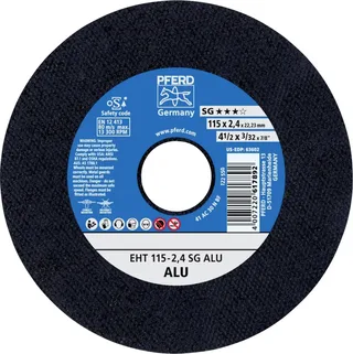 EHT 115-2,4 SG ALU 61340550 Trennscheibe gerade 115 mm 25 St. Aluminium, NE-Metalle de PFERD – image du produit 1 sur 2