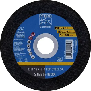 EHT 125-2,0 PSF STEELOX 69120850 Trennscheibe gerade 125 mm 25 St. Edelstahl, Stahl von PFERD – Produktbild 1 von 2