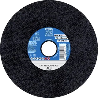 EHT 150-1,6 SG ALU 61323116 Trennscheibe gerade 150 mm 25 St. Aluminium, NE-Metalle by PFERD – product image 1 of 2