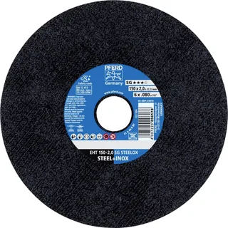 EHT 150-2,0 SG STEELOX 61342400 Trennscheibe gerade 150 mm 25 St. Edelstahl, Stahl de PFERD – image du produit 1 sur 2